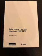 Sofia course + cursus histologie (E09G2A), Ophalen, Zo goed als nieuw