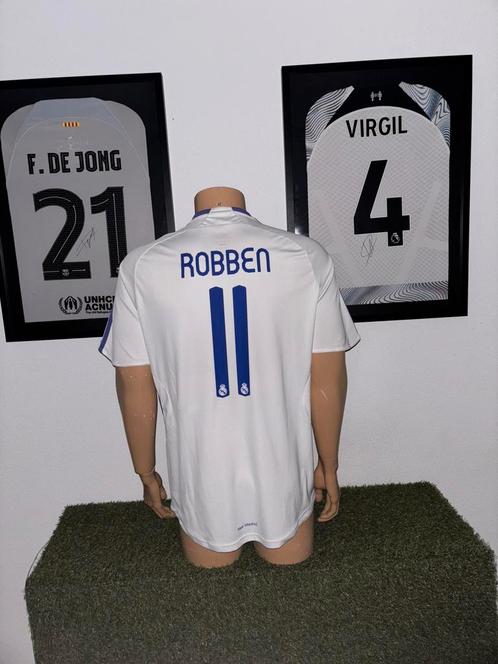 Real Madrid thuisshirt 2007-2008 Robben, Sport en Fitness, Voetbal, Zo goed als nieuw, Shirt, Maat L, Verzenden