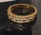 Bague Diamants et Or 750, Enlèvement, Comme neuf, Or, Or