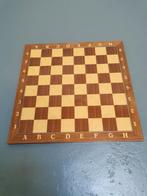 Houten schaakbord 51,5- 51,5 cm, Gebruikt, Ophalen of Verzenden