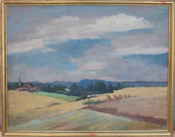 Georges Tordoir (1883-?): Brabants Landschap (O/D, 68x53cm) beschikbaar voor biedingen