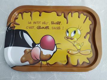 Plateau en métal Titi Looney Tunes rectangulaire beschikbaar voor biedingen