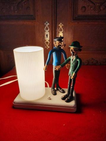 Tintin Hergé Brabo ; lampe  haddock - tournesol 1979