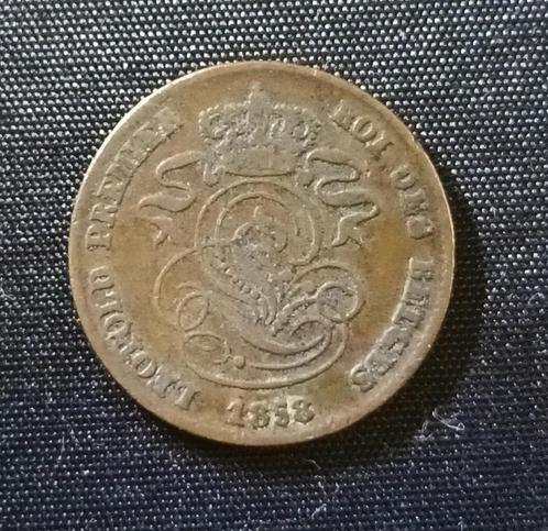 2 cent 1858 Leopold I, Postzegels en Munten, Munten | België, Losse munt, Verzenden