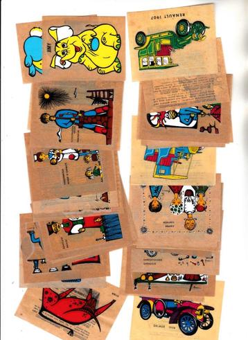 Decalco 39 transferkaartjes mooie tekeningen uitgave Vondelm, Envoi, Comme neuf, Autres sujets/thèmes, Gravure