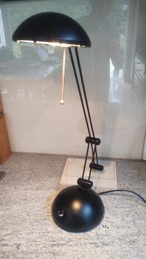 Bureaulamp met tegengewicht,  instelbaar - Halogeen, Huis en Inrichting, Lampen | Tafellampen, Metaal, Ophalen of Verzenden