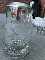 Bierpul met glaasjes, Verzamelen, Glas en Drinkglazen, Ophalen of Verzenden, Zo goed als nieuw