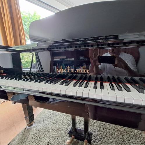 Seiler vleugel 180 bj 1988 te koop, Muziek en Instrumenten, Piano's, Zo goed als nieuw, Vleugel, Zwart, Hoogglans, Ophalen