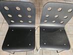 2 stoelen, Ophalen, Zo goed als nieuw, Zwart