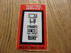 Autocollant Hasselt Electro Service 6 x 10,5 cm, Enlèvement ou Envoi, Neuf, Société ou Association