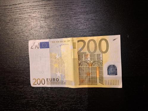 2002 France 200 euro 1ère série Duisenberg code imprimé T001, Timbres & Monnaies, Billets de banque | Europe | Euros, Billets en vrac