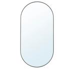 Ovale designspiegel zwart – nieuwstaat, Huis en Inrichting, Ophalen, Zo goed als nieuw