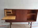 Buffet vintage 70’ en teck, bureau inclus, Antiek en Kunst, Ophalen