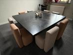 Tafel mahonie vierkant 170x170, Huis en Inrichting, Ophalen, Gebruikt, Vierkant