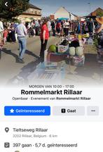 Rommelmarkt morgen 9 mei rillaar !!!, Antiquités & Art, Antiquités | Bronze & Cuivre, Enlèvement ou Envoi