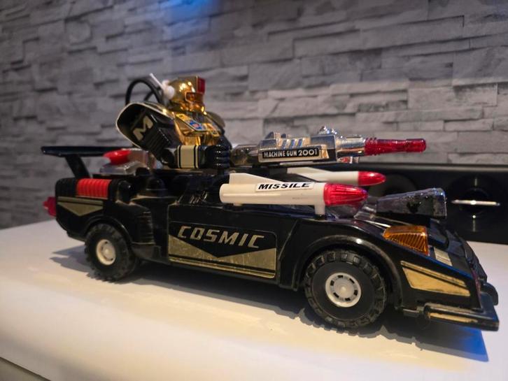 Cosmic Raider force voertuig met robot, Kinderen en Baby's, Speelgoed | Actiefiguren, Gebruikt, Ophalen of Verzenden