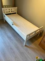 Kinderbed met lattenbodem, wit, 70x160 cm, Kinderen en Baby's, Kinderkamer | Bedden, Matras, 160 tot 180 cm, Zo goed als nieuw