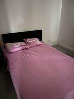 Boxspring leenbakker, Huis en Inrichting, Ophalen, Gebruikt, Zwart, Leenbakker