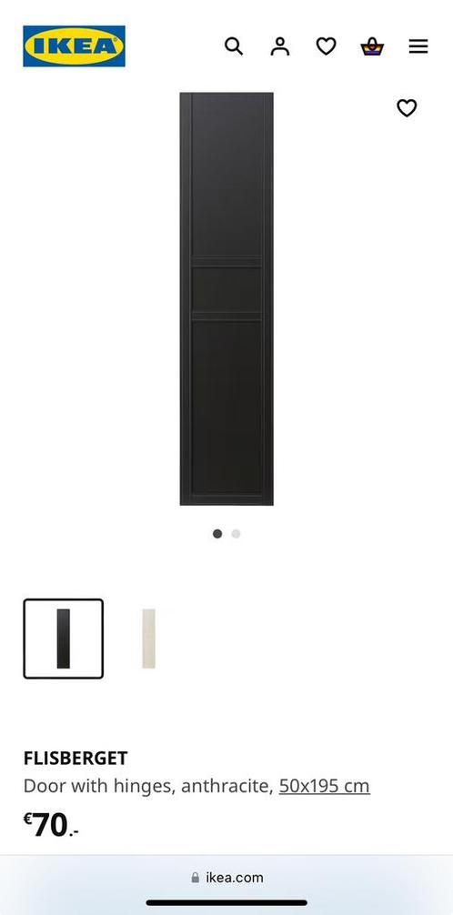 Portes IKEA flisberget pour armoire pax, Maison & Meubles, Armoires | Penderies & Garde-robes, Comme neuf