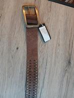 Bruine lederen riem met gaatjes, Ophalen, Nieuw