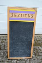 stoepbord Seizoens, Verzamelen, Ophalen, Gebruikt, Reclamebord, Plaat of Schild