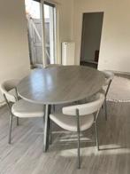 Eettafel met 4 stoelen, Huis en Inrichting, Ophalen, Gebruikt, 100 tot 150 cm, 150 tot 200 cm