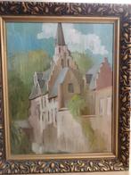 schilderij groen waterke in Mechelen, Antiek en Kunst, Ophalen