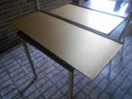 2 PLATEAUX XXL DORES, Ophalen, Gebruikt, Rechthoekig, Metaal
