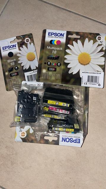 Epson 18 Printer, Inkt zwart + kleur zie beschrijving beschikbaar voor biedingen