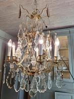 franse antieke kristallen luster, Huis en Inrichting, Lampen | Kroonluchters, Ophalen of Verzenden