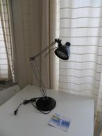 Zwarte Ikea Antifoni bureaulamp, incl. extra halogeen lampje, Huis en Inrichting, Lampen | Tafellampen, Gebruikt, Metaal, 50 tot 75 cm