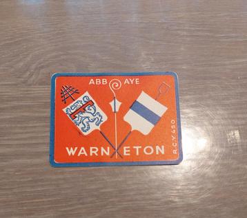 Oud bieretiket brouwerij La Poste Warneton, Enlèvement ou Envoi
