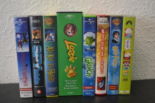 Kinderfilms, animatiefilms - 8 videos vhs, Cd's en Dvd's, VHS | Kinderen en Jeugd, Zo goed als nieuw, Tekenfilms en Animatie, Overige typen
