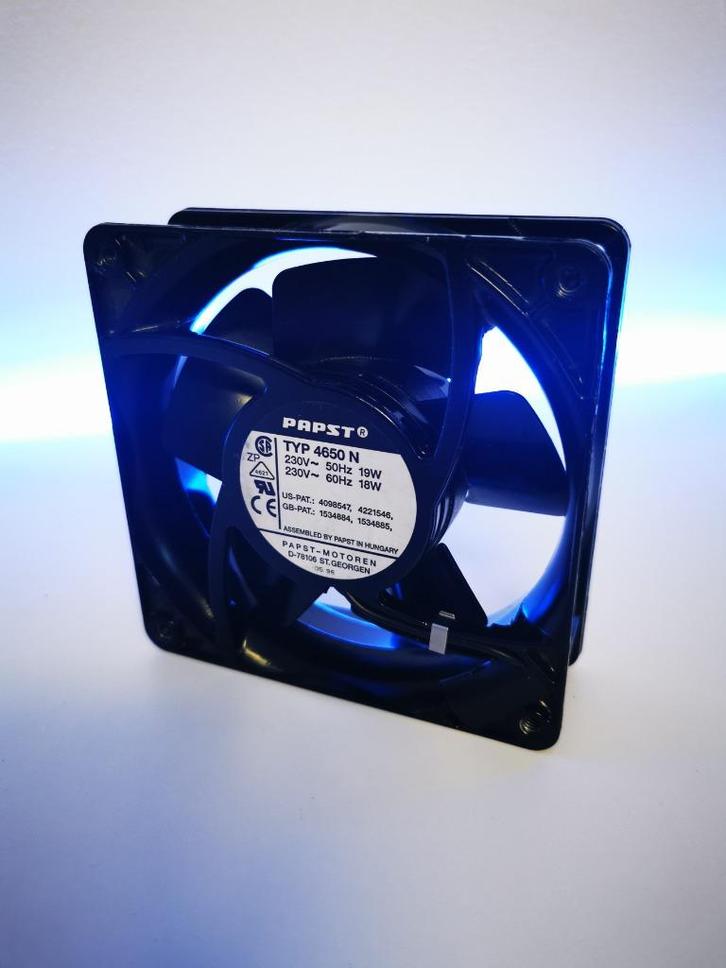 Papst 4650N fan ventilator (2 stuks), Computers en Software, Serverkasten, Gebruikt, Ophalen of Verzenden