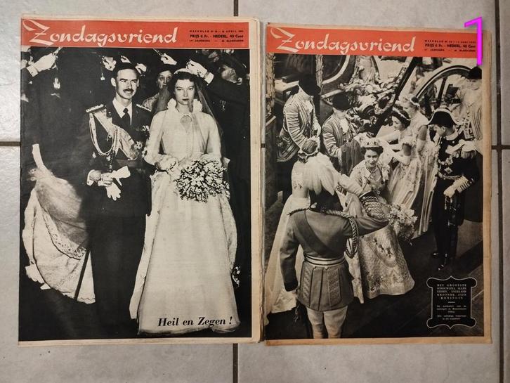 14x Zondagsvriend 1953-1963, Boeken, Tijdschriften en Kranten, Gelezen, Krant, Ophalen of Verzenden