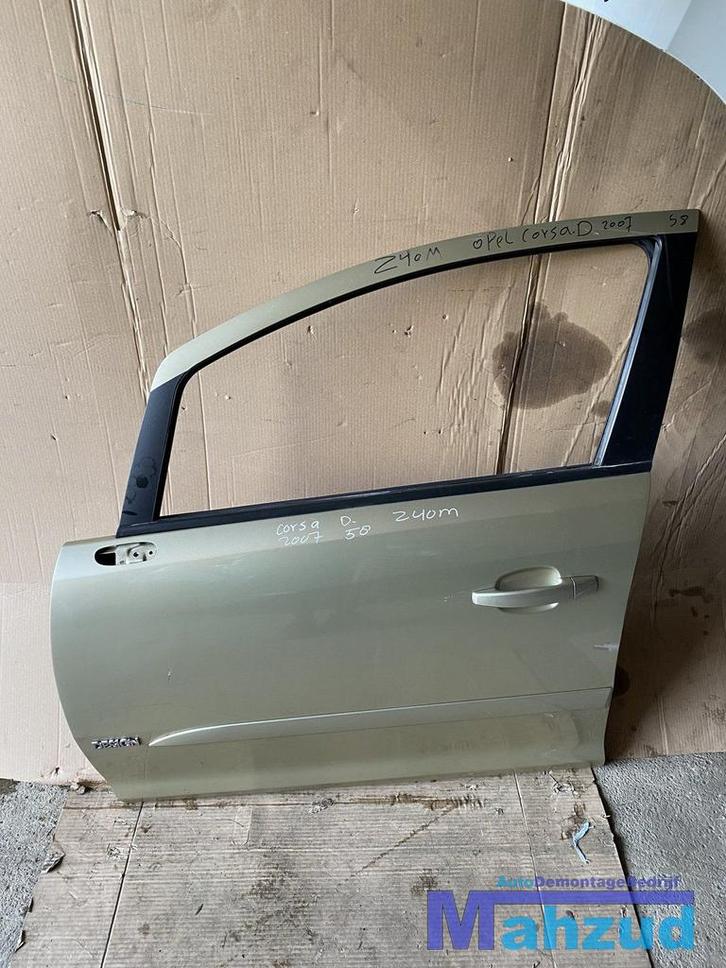 OPEL CORSA D Goud Z40M Linker deur portier 3 deurs, Auto-onderdelen, Carrosserie, Deur, Opel, Gebruikt, Ophalen of Verzenden