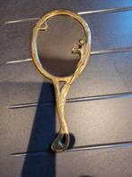 Art nouveau handspiegel Jugendstil, Antiek en Kunst, Ophalen, Ovaal, Minder dan 50 cm, Minder dan 100 cm