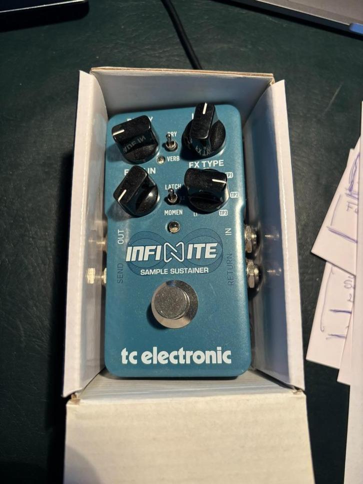 TC ELEKTRONISCH PEDAAL INFINITE SUSTAINER, Muziek en Instrumenten, Effecten, Nieuw, Reverb, Overige typen, Ophalen of Verzenden
