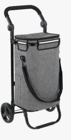 Wenko grijze winkelmand, Ophalen, Grijs, Wieltjes
