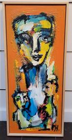 Peter HERMANS, figuur in oranje, Antiek en Kunst, Ophalen of Verzenden