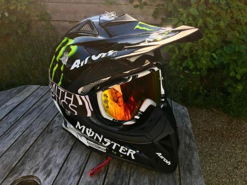 Full Carbon Helm - Airog Aviator - Monster Energy, Motos, Vêtements | Casques de moto, Casque intégral, XS, Autres marques, Seconde main