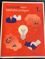 Wiskunde voor bedrijfskundigen 1, Boeken, Ophalen, Zo goed als nieuw