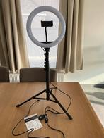 Ringlicht, Audio, Tv en Foto, Fotografie | Fotostudio en Toebehoren, Ophalen of Verzenden, Zo goed als nieuw, Statief of Scherm
