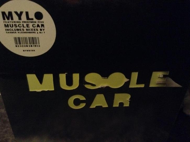 LP Mylo feat. Freeform Five “Muscle car 12” ”, Cd's en Dvd's, Vinyl | Dance en House, Gebruikt, Dance Populair, 12 inch, Ophalen of Verzenden