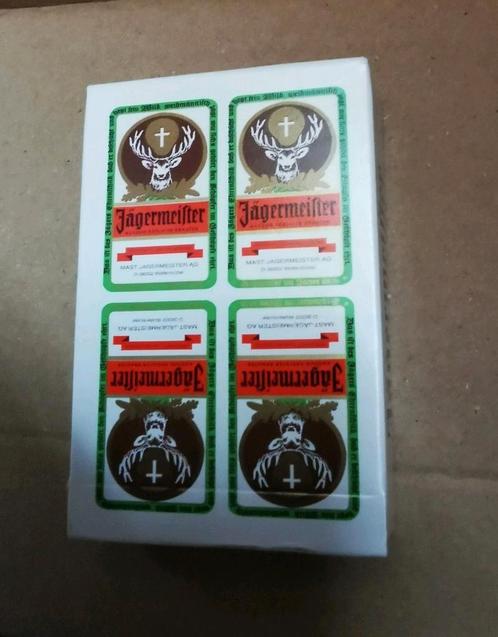Jägermeister oudere speelkaarten nooit geopend, Verzamelen, Biermerken, Nieuw, Overige typen, Ophalen of Verzenden