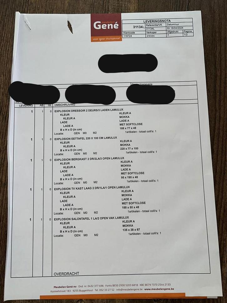 Meubelen te koop wegens verhuis, Huis en Inrichting, Complete inboedels, Ophalen