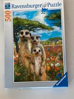 Puzzle stokstaartjes 500 stuks, Ophalen of Verzenden, Zo goed als nieuw