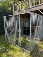 Buitenhok met deur, Dieren en Toebehoren, Ophalen, Hondenkennel, 110 cm of meer, 100 cm of meer