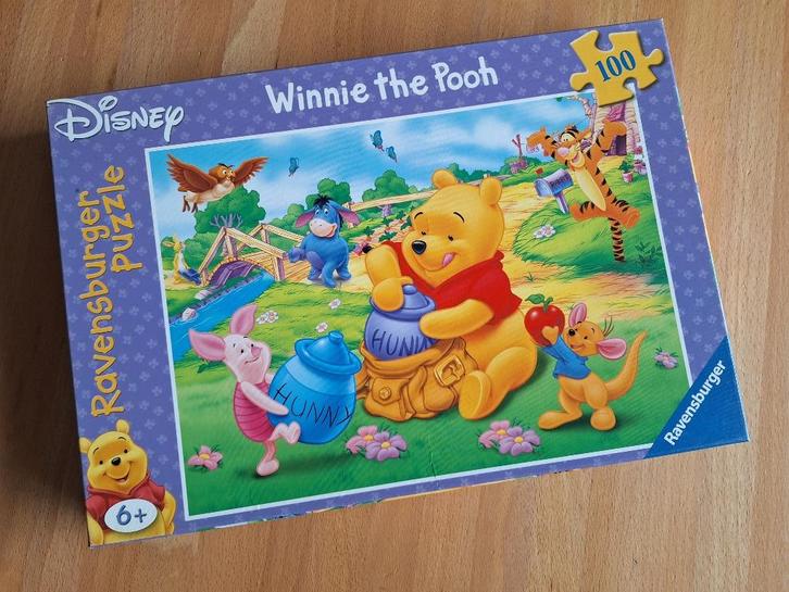 ✪ Puzzel Ravensburger Winnie the Pooh - 100st, Kinderen en Baby's, Speelgoed | Kinderpuzzels, Gebruikt, Meer dan 50 stukjes, Ophalen of Verzenden