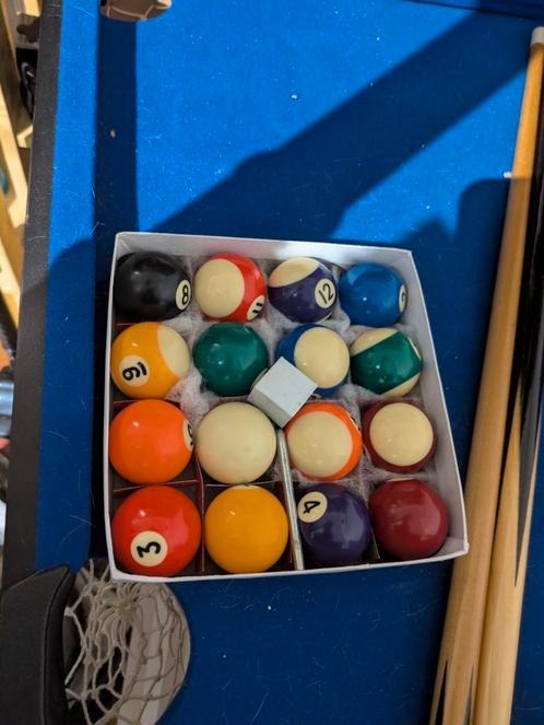 Mini pooltafel /biljarttafel, Sport en Fitness, Biljarten en Poolen, Zo goed als nieuw, Biljarttafel, Ophalen